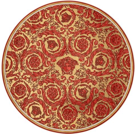 versace christmas plate|versace home table.